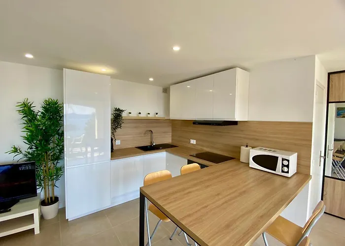 Bright With Terrace And Sea View * Ле-Лаванду